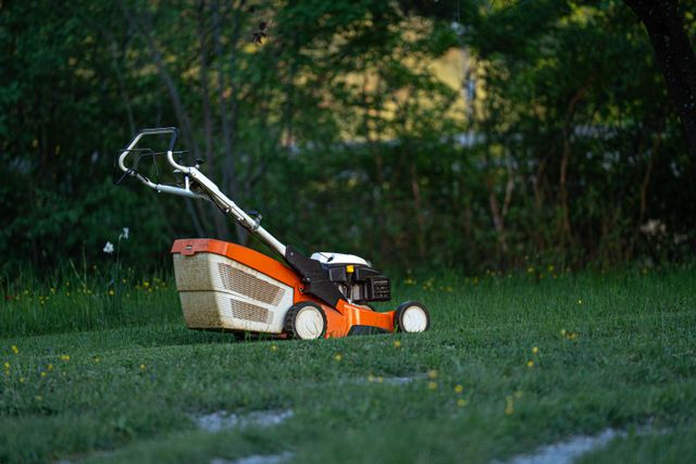 Lawn mowing